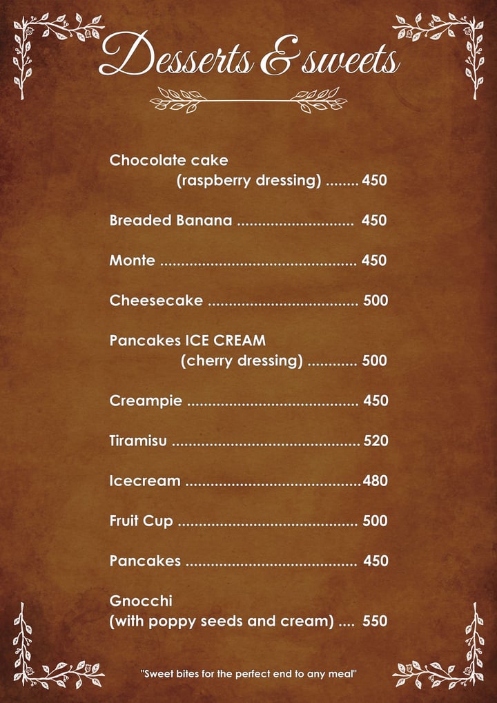 Deserts