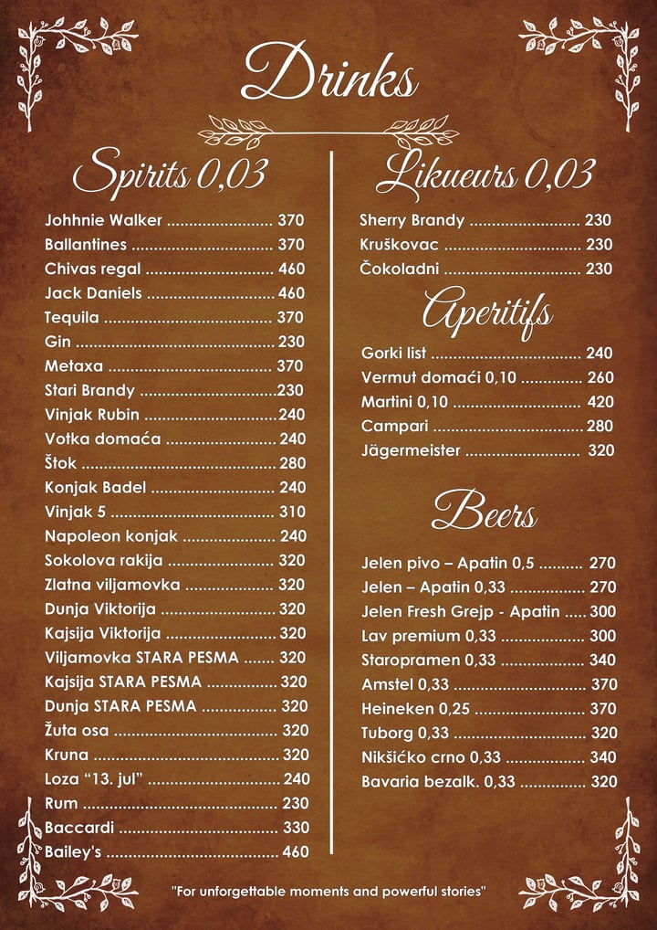 Karta pića 2